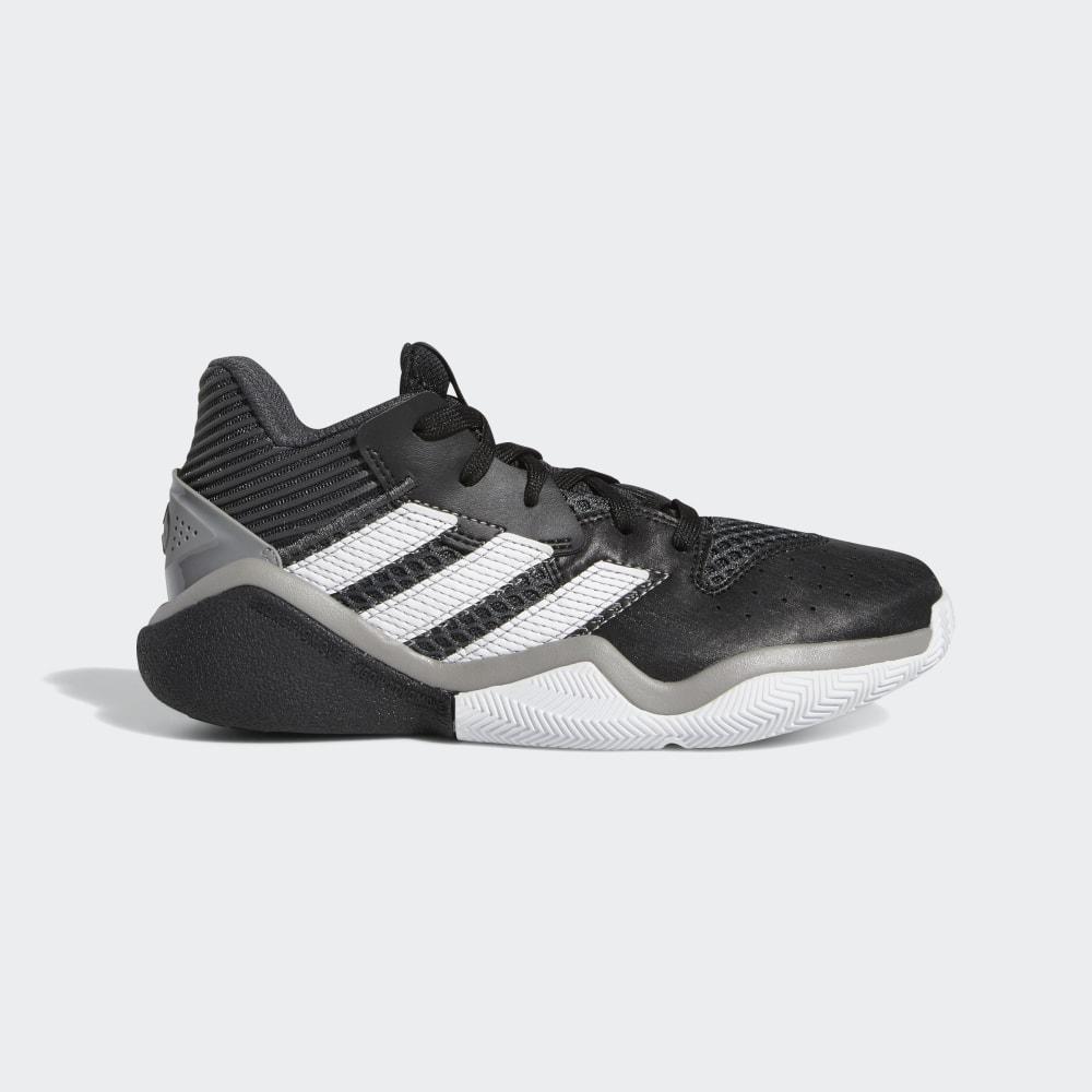 Adidasi Baschet Adidas Harden Stepback Baieti Romania - Negrii/Gri/Albi EF9905